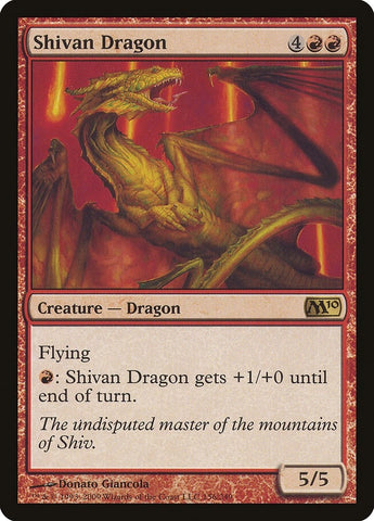 Image for Shivan Dragon (156) [Magic 2010 (M10)]
