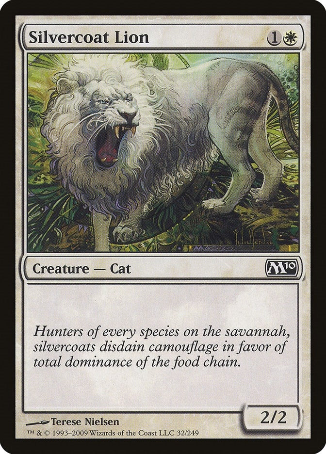 Image for Silvercoat Lion (32) [Magic 2010 (M10)]