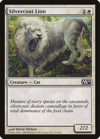 Image for Silvercoat Lion (32) [Magic 2010 (M10)]