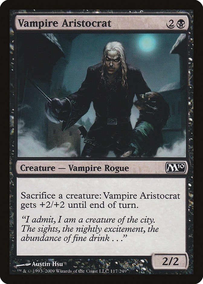 Image for Vampire Aristocrat (117) [Magic 2010 (M10)]