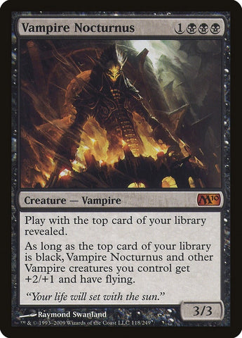 Image for Vampire Nocturnus (118) [Magic 2010 (M10)]