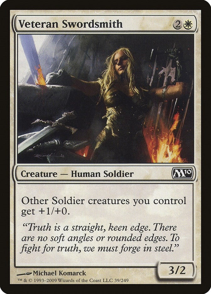 Image for Veteran Swordsmith (39) [Magic 2010 (M10)]