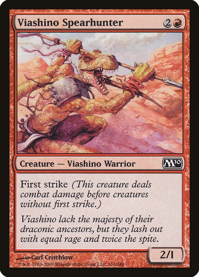 Image for Viashino Spearhunter (161) [Magic 2010 (M10)]