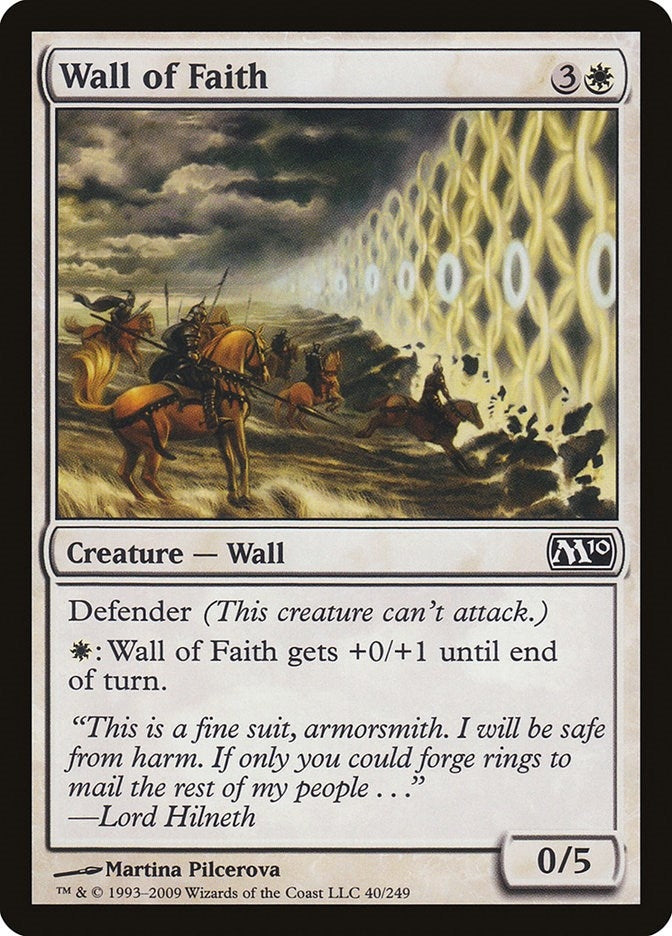 Image for Wall of Faith (40) [Magic 2010 (M10)]