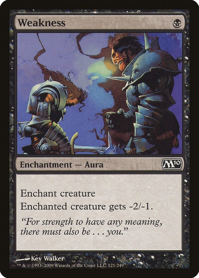 Image for Weakness (121) [Magic 2010 (M10)]