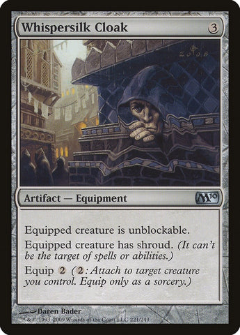 Image for Whispersilk Cloak (221) [Magic 2010 (M10)]