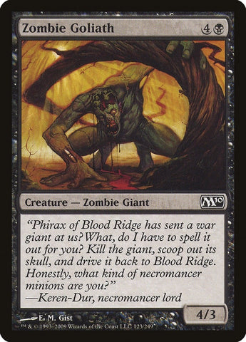 Image for Zombie Goliath (123) [Magic 2010 (M10)]