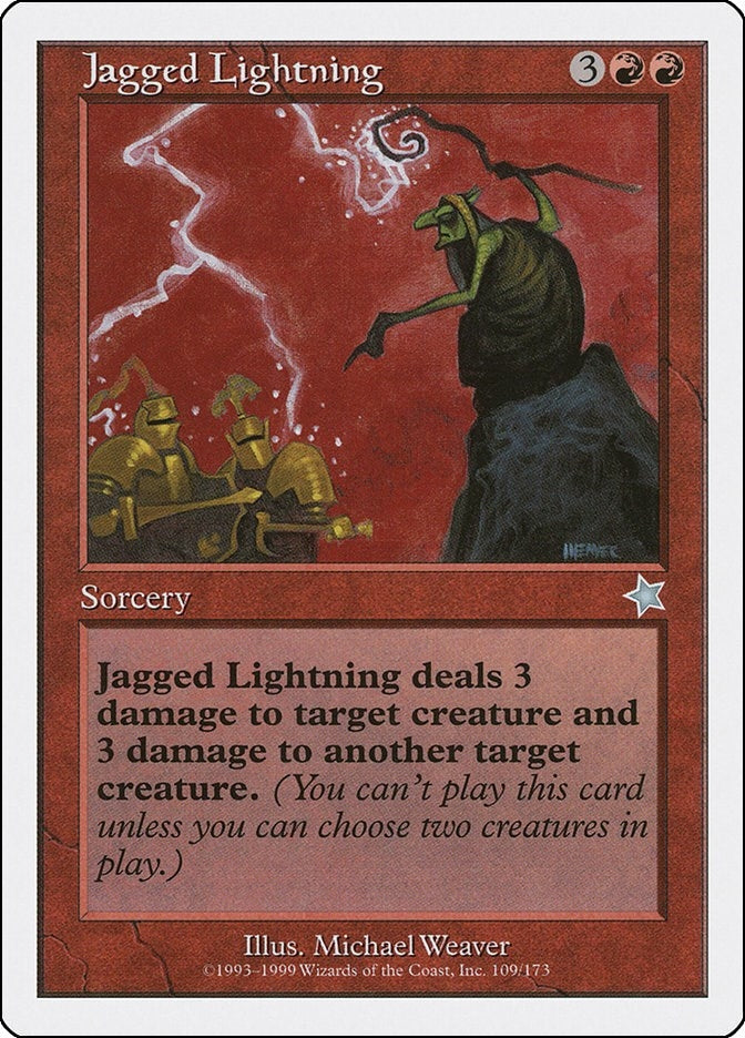 Image for Jagged Lightning (109) [Starter 1999]
