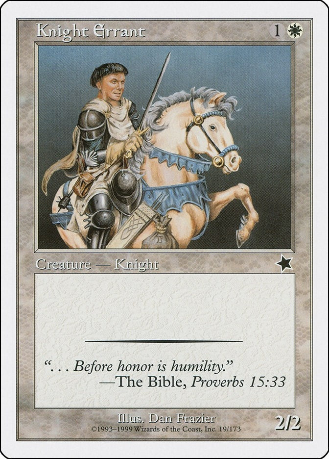 Image for Knight Errant (19) [Starter 1999]