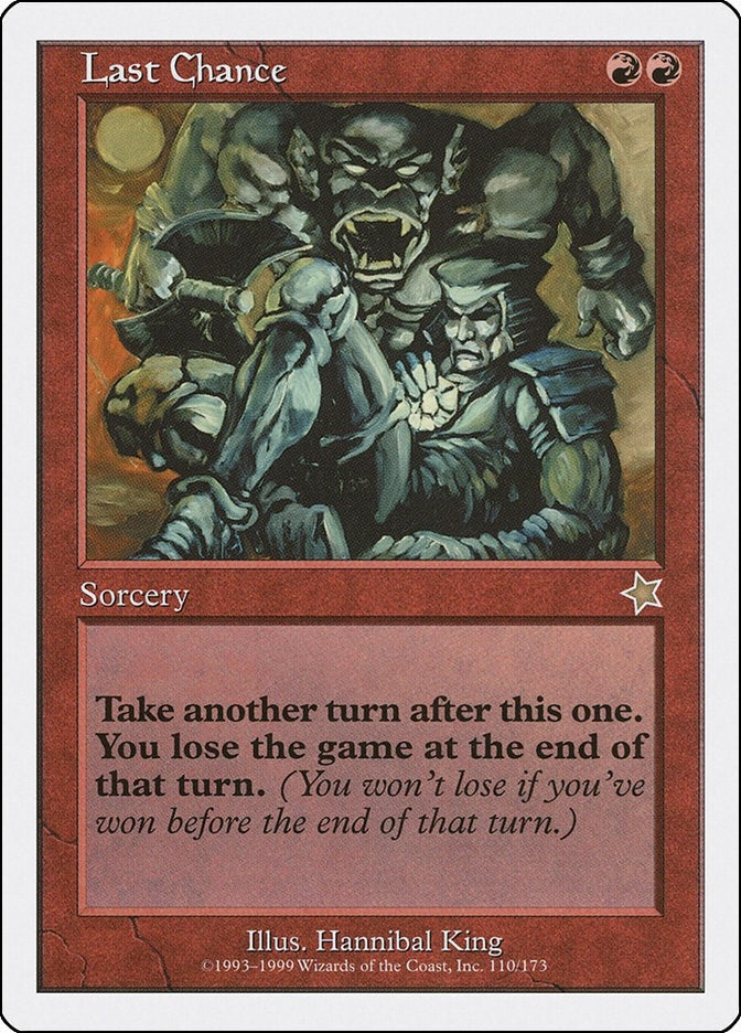Image for Last Chance (110) [Starter 1999]