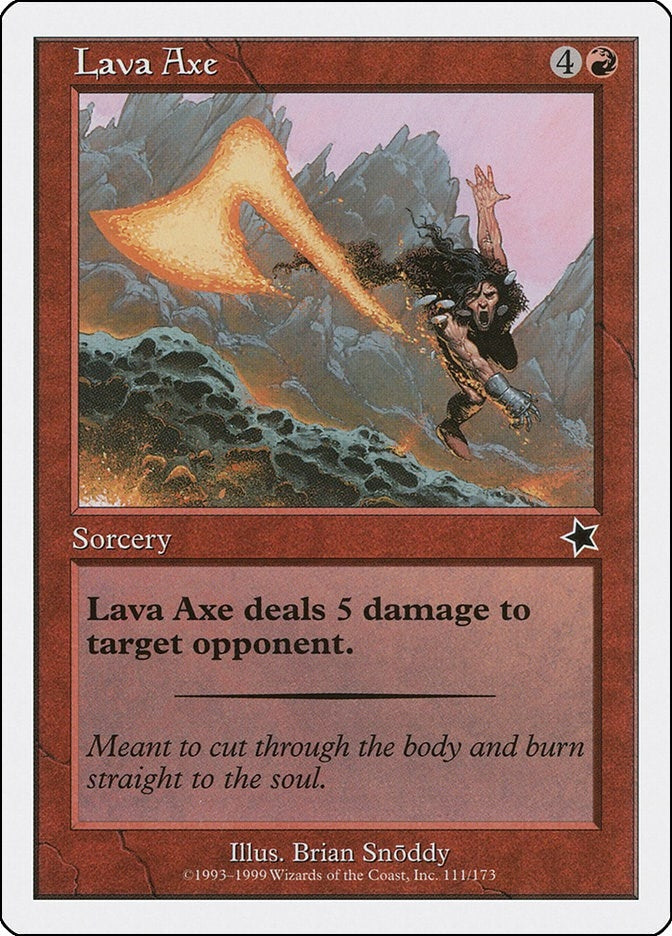 Image for Lava Axe (111) [Starter 1999]