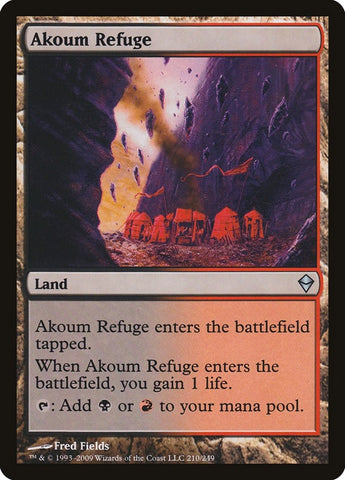 Image for Akoum Refuge (210) [Zendikar]