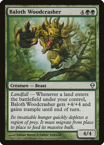 Image for Baloth Woodcrasher (157) [Zendikar]
