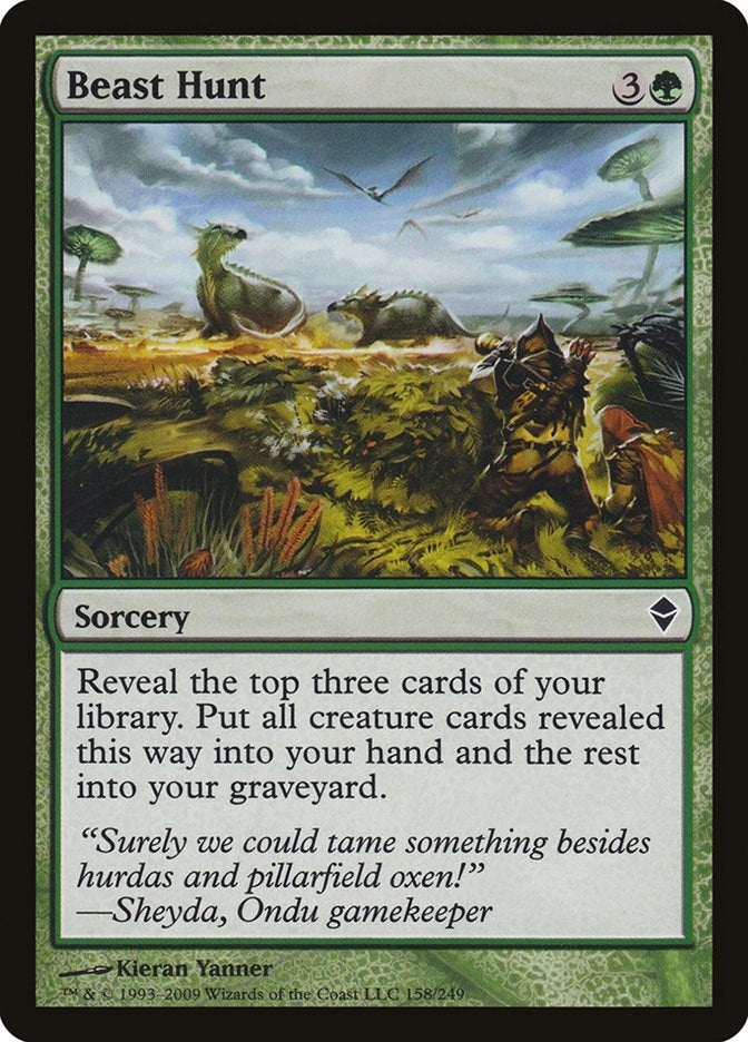 Image for Beast Hunt (158) [Zendikar]
