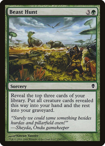 Image for Beast Hunt (158) [Zendikar]