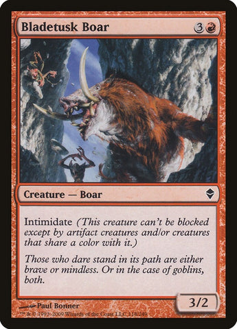 Image for Bladetusk Boar (118) [Zendikar]