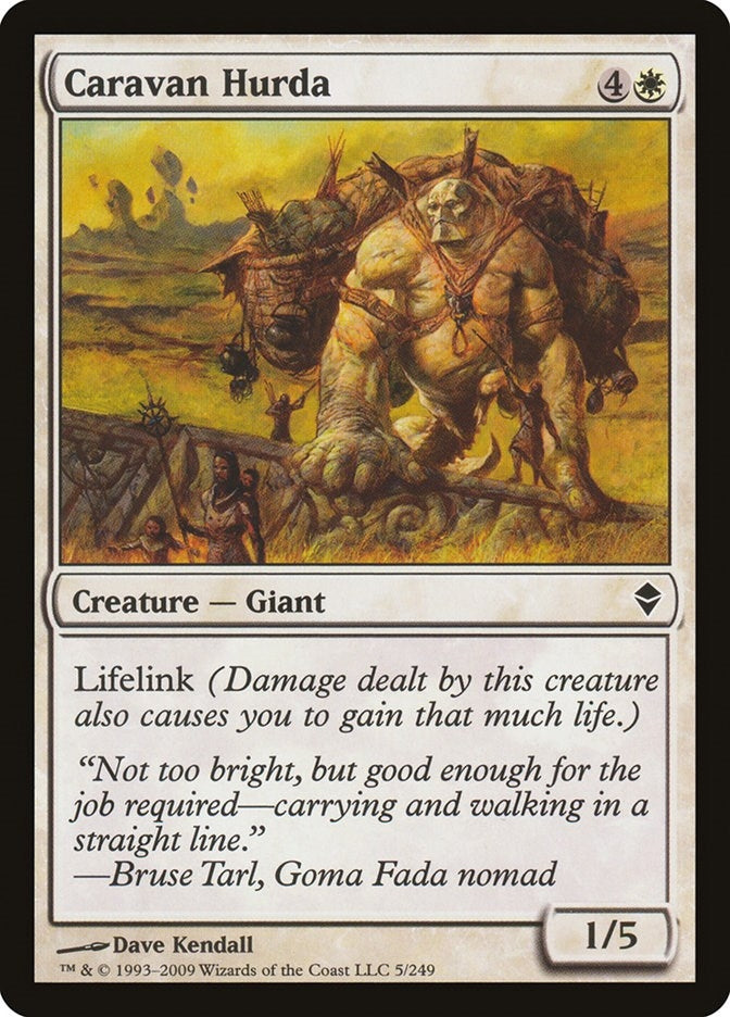 Image for Caravan Hurda (5) [Zendikar]