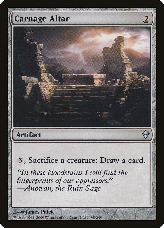 Image for Carnage Altar (198) [Zendikar]