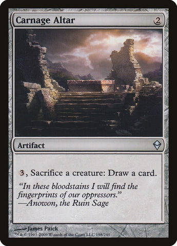 Image for Carnage Altar (198) [Zendikar]