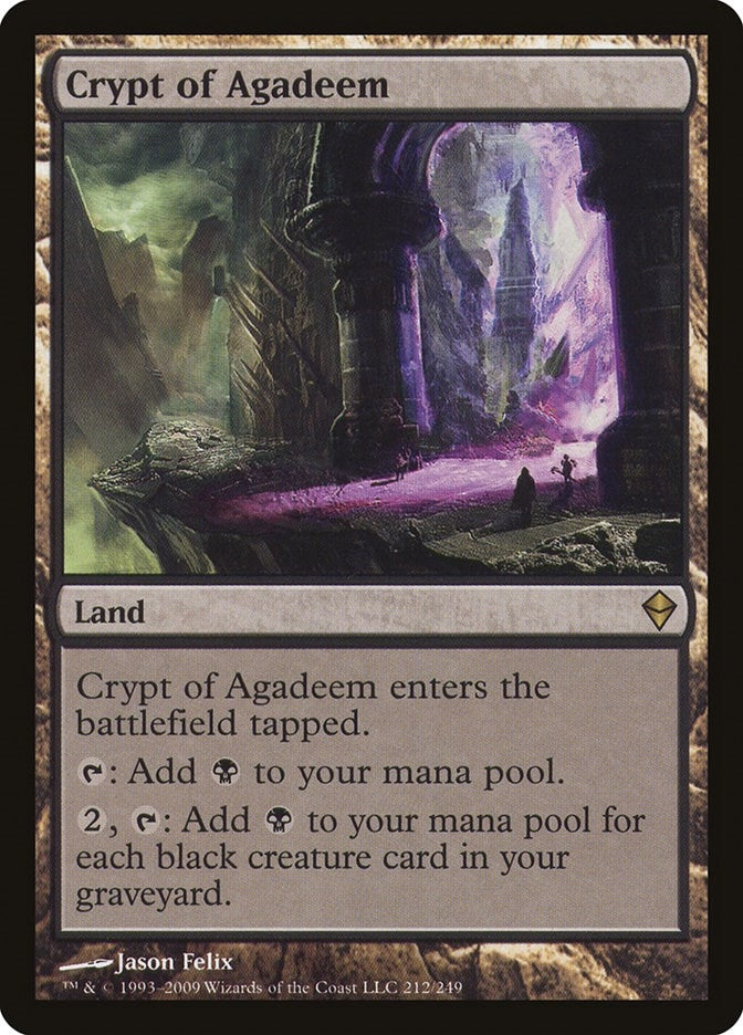 Image for Crypt of Agadeem (212) [Zendikar]