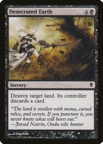 Image for Desecrated Earth (86) [Zendikar]