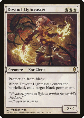 Image for Devout Lightcaster (10) [Zendikar]