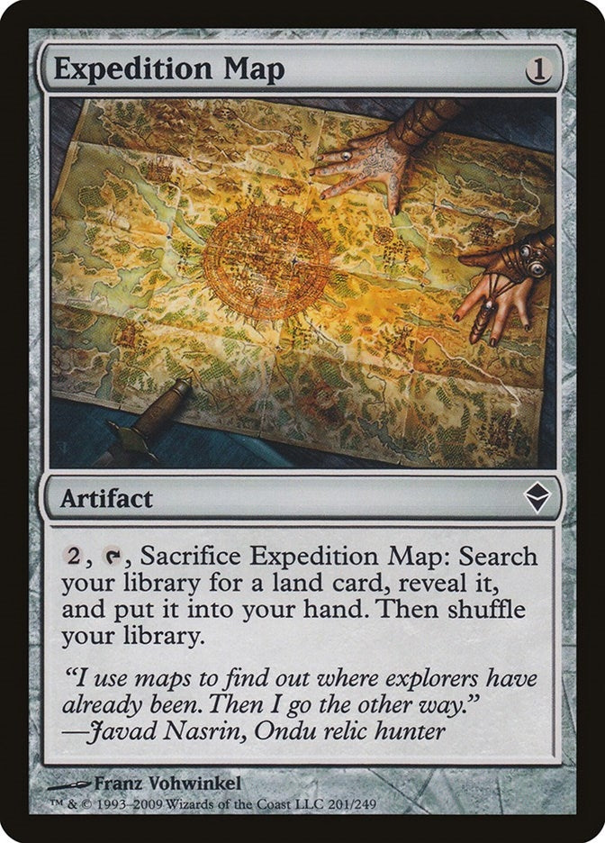Image for Expedition Map (201) [Zendikar]