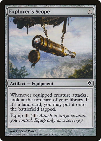 Image for Explorer's Scope (202) [Zendikar]