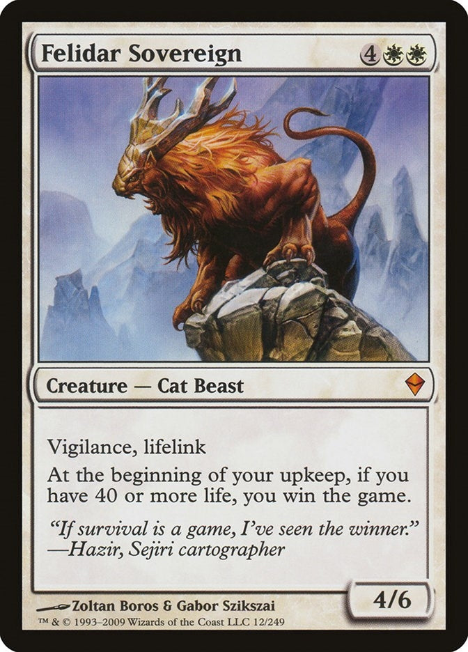 Image for Felidar Sovereign (12) [Zendikar]