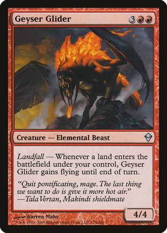 Image for Geyser Glider (124) [Zendikar]