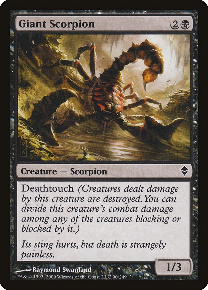Image for Giant Scorpion (90) [Zendikar]