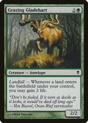 Image for Grazing Gladehart (163) [Zendikar]
