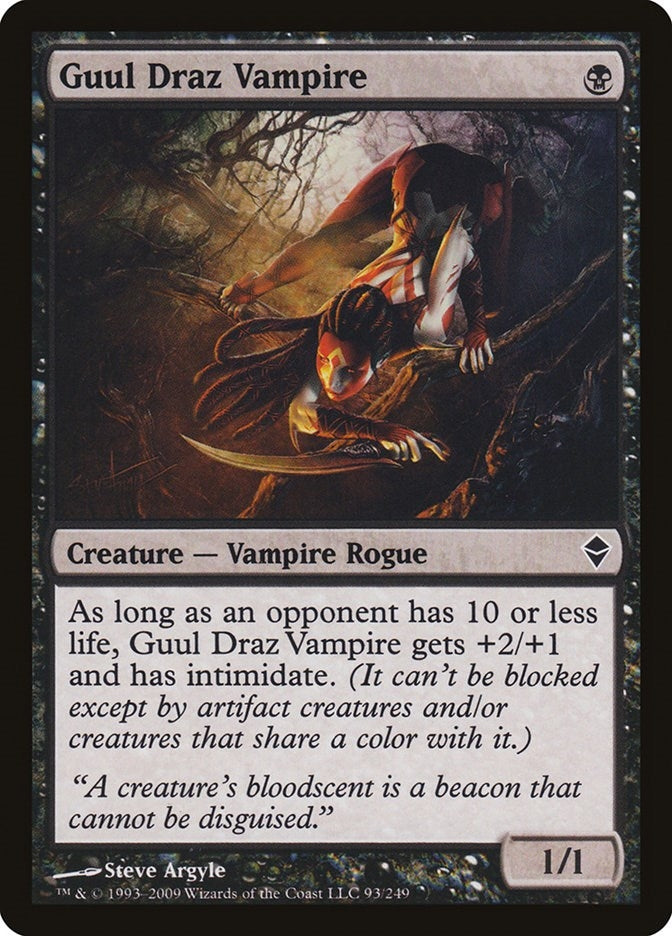 Image for Guul Draz Vampire (93) [Zendikar]