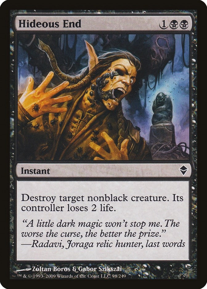 Image for Hideous End (98) [Zendikar]