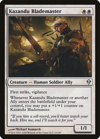 Image for Kazandu Blademaster (16) [Zendikar]
