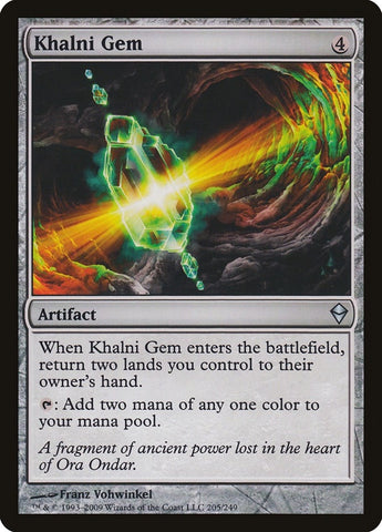 Image for Khalni Gem (205) [Zendikar]