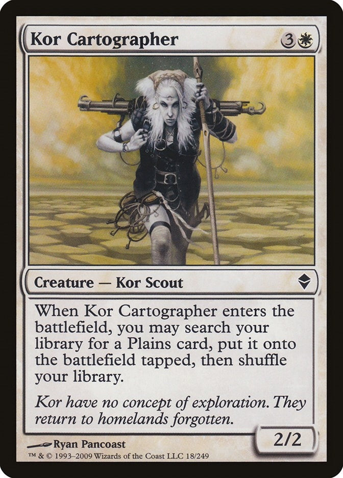 Image for Kor Cartographer (18) [Zendikar]