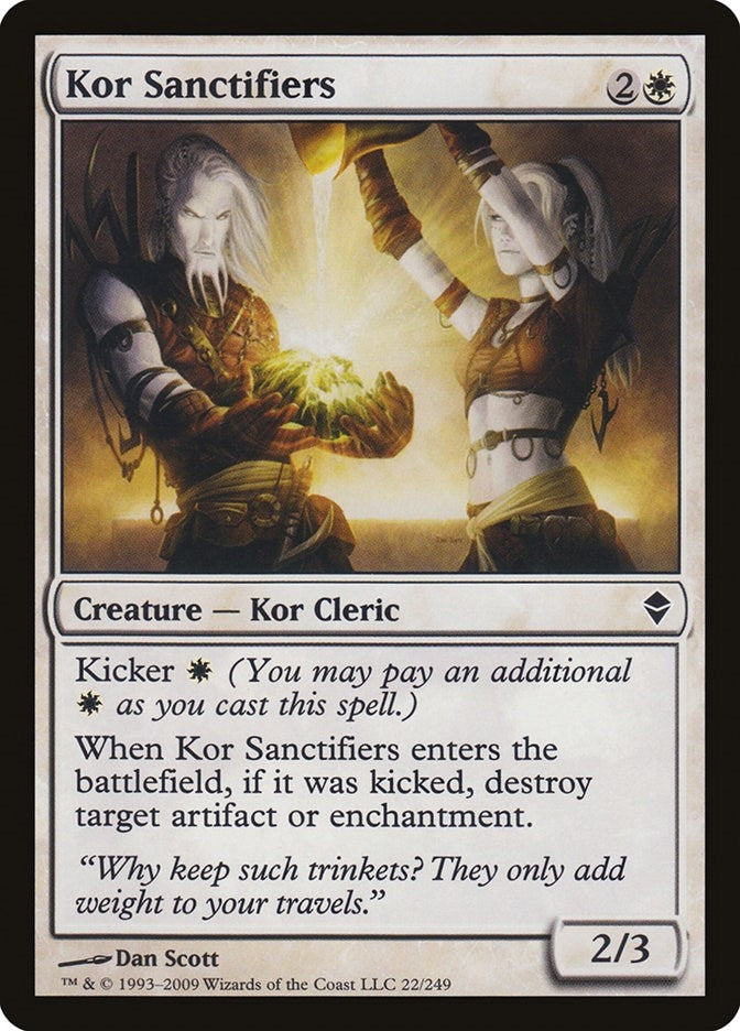 Image for Kor Sanctifiers (22) [Zendikar]