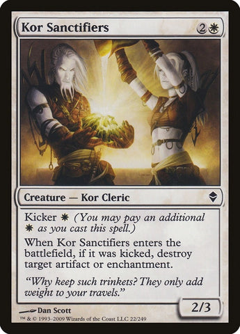 Image for Kor Sanctifiers (22) [Zendikar]