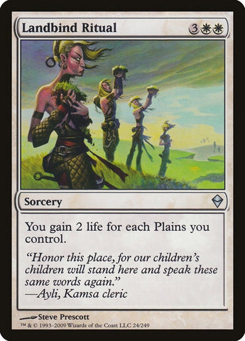 Image for Landbind Ritual (24) [Zendikar]