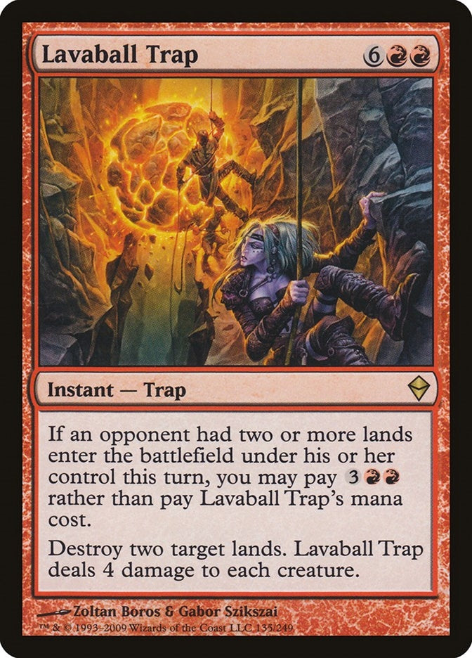 Image for Lavaball Trap (135) [Zendikar]