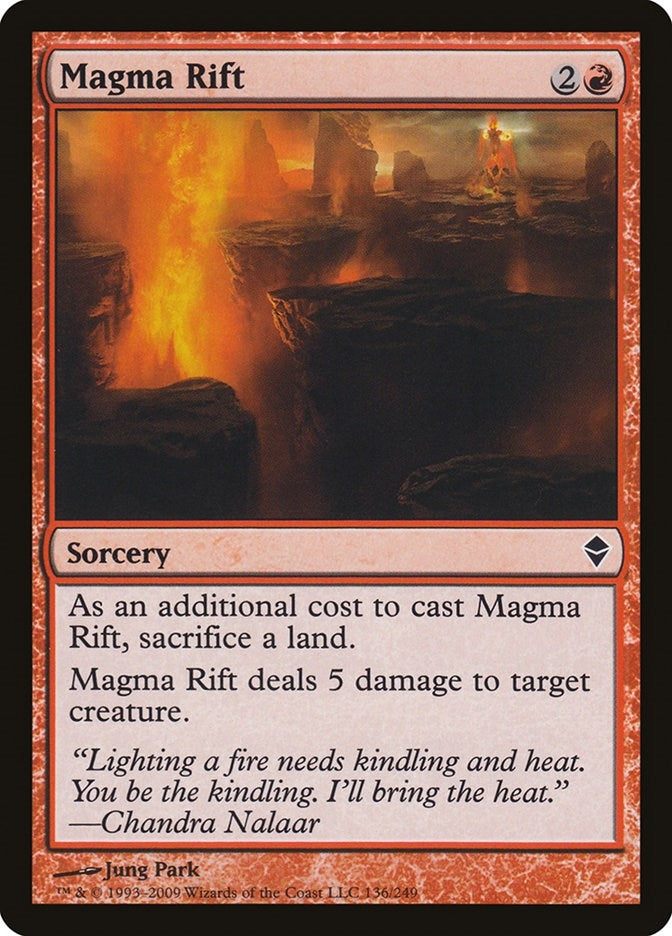 Image for Magma Rift (136) [Zendikar]
