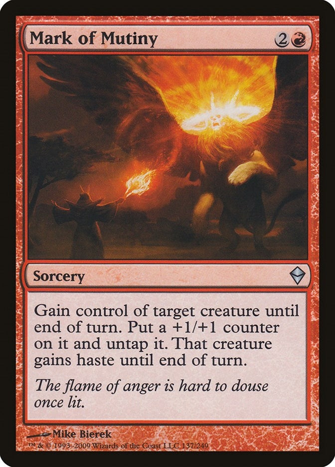 Image for Mark of Mutiny (137) [Zendikar]