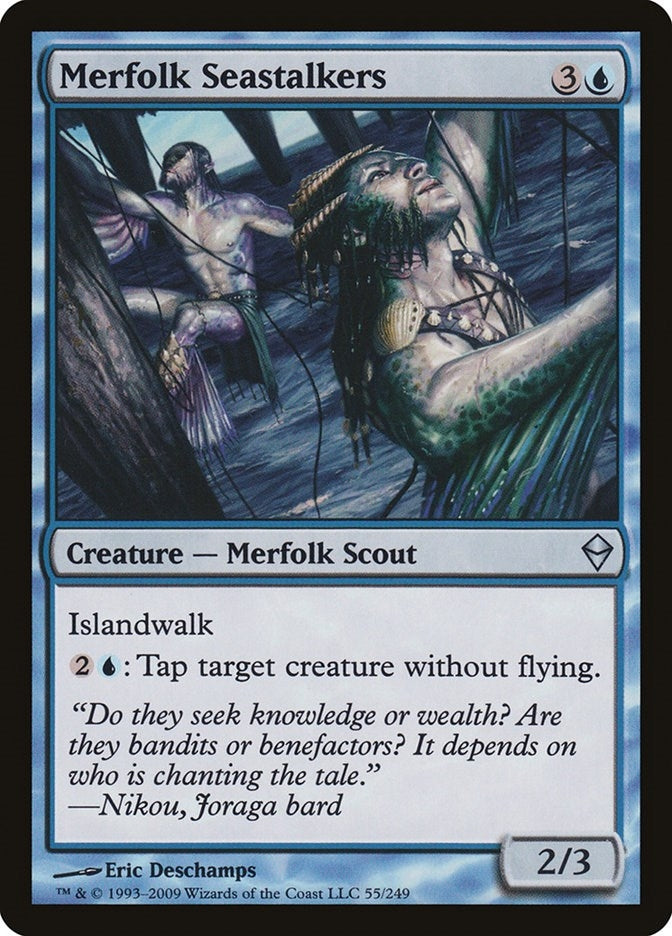 Image for Merfolk Seastalkers (55) [Zendikar]