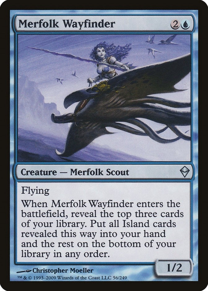 Image for Merfolk Wayfinder (56) [Zendikar]