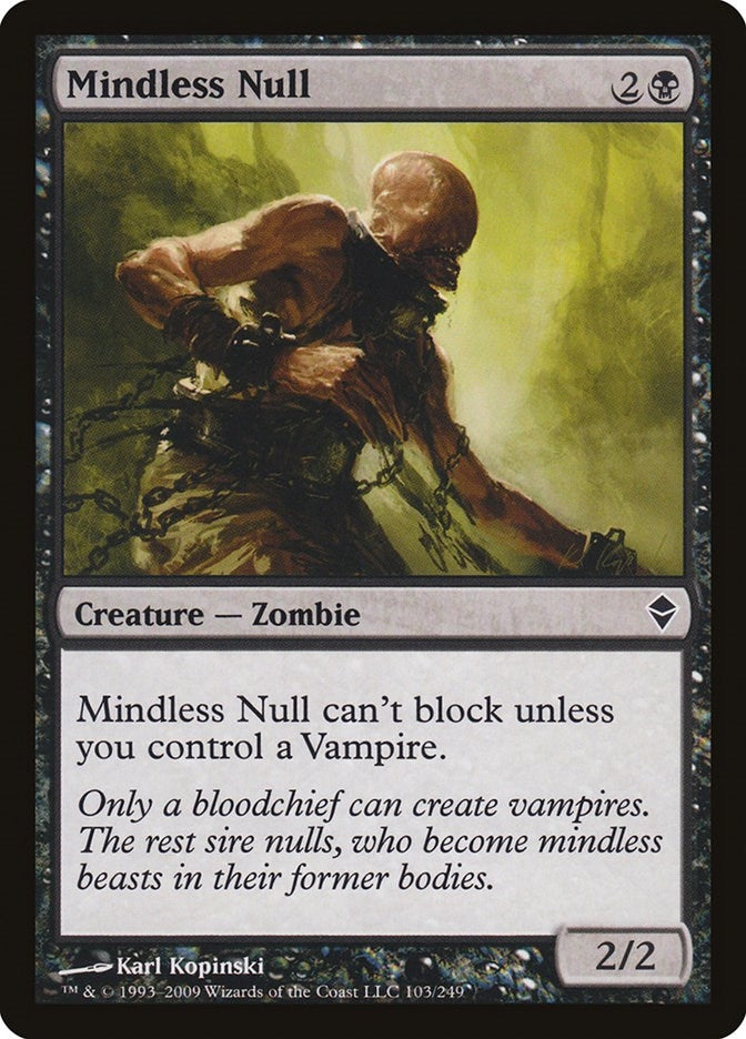 Image for Mindless Null (103) [Zendikar]