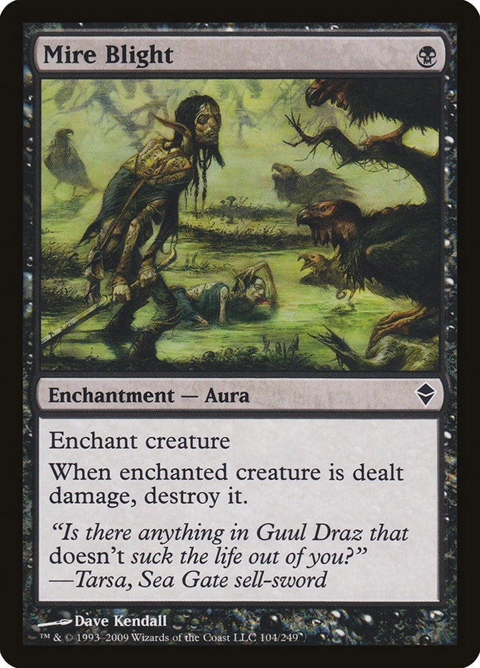 Image for Mire Blight (104) [Zendikar]