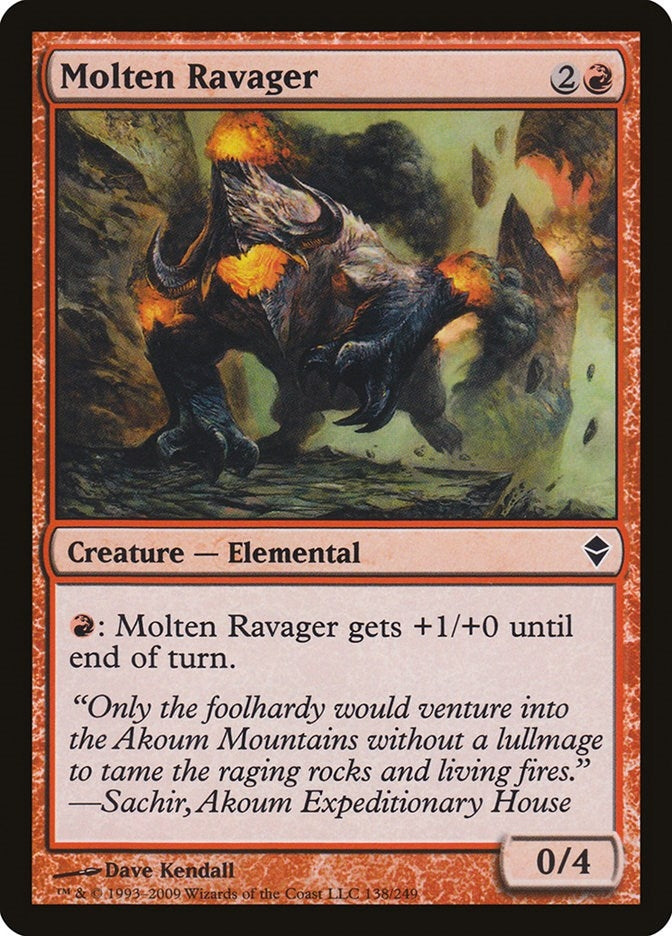 Image for Molten Ravager (138) [Zendikar]