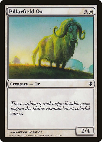 Image for Pillarfield Ox (31) [Zendikar]