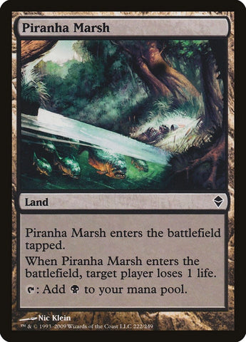 Image for Piranha Marsh (222) [Zendikar]